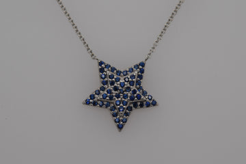 Ceylon Sapphire Star Necklace
